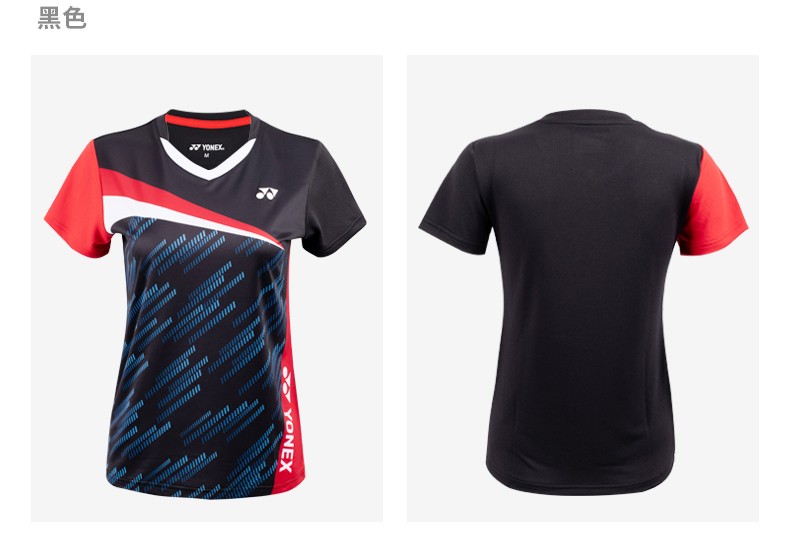 尤尼克斯(yonex)运动t恤女2022新款比赛系列吸汗速干日常羽毛球训练