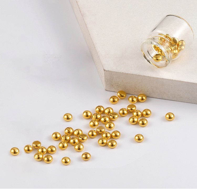 金一黄金足金小豆子足金999金豆豆投资理财金条金块小金珠收藏送礼