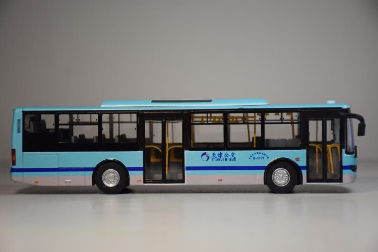 神孩子天津公交车模型巴士912路164客车仿真模型玩具diy创意礼品