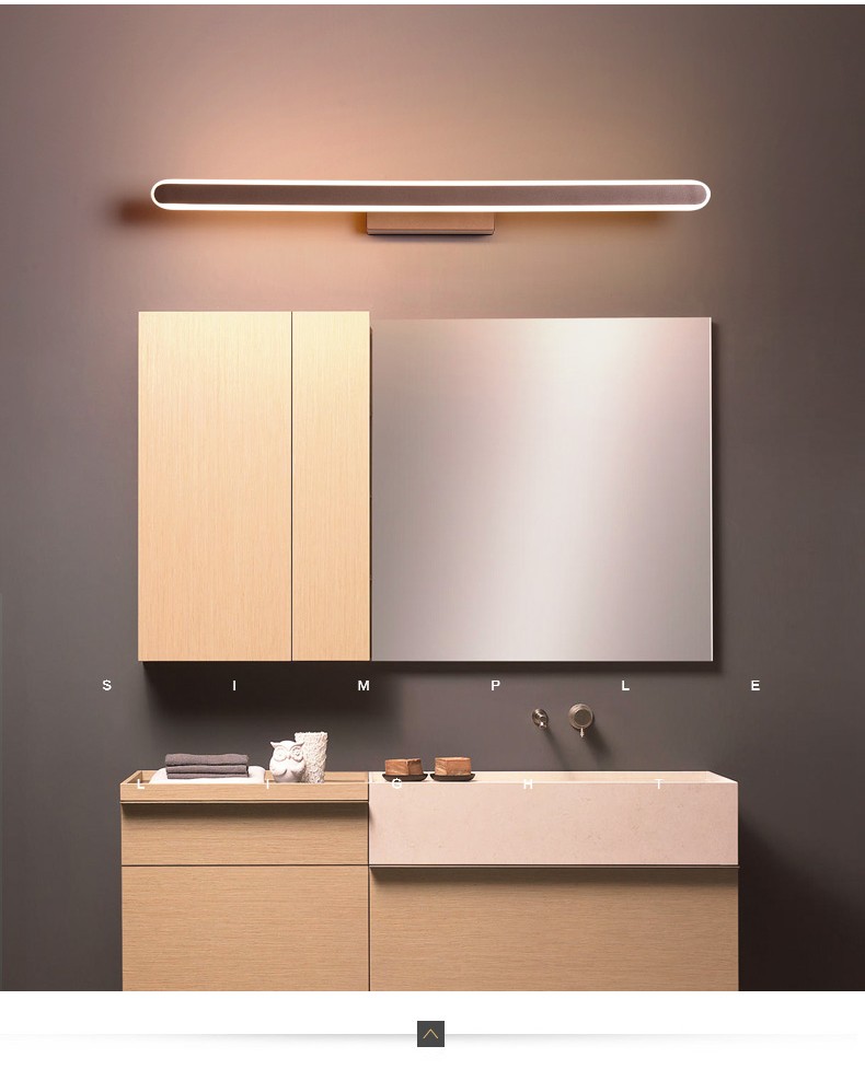 箭牌照明arrow镜前灯led浴室卫生间三色墙壁灯化妆补光梳妆台灯简约