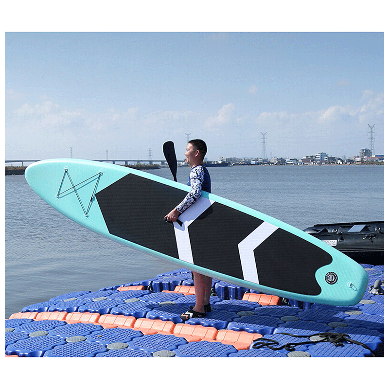 华洛芙轻便站立式桨板充气sup划水板初学者浆板冲浪软板新人水滑板浮