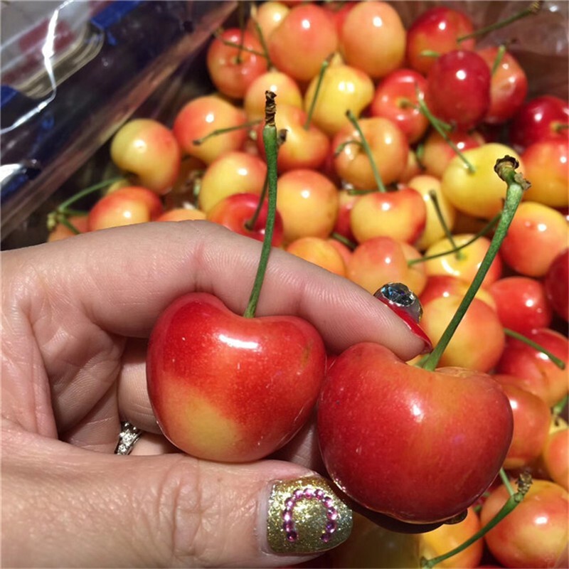 新鲜黄车厘子现货雷尼尔车厘子黄蜜新鲜水果黄樱桃jj2000g