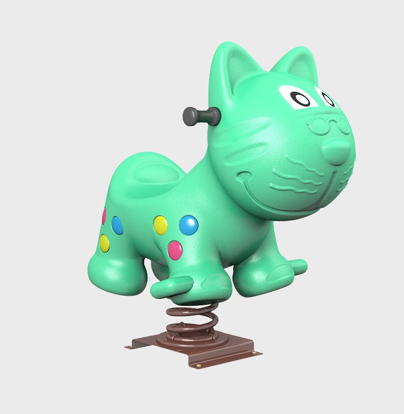 摇马幼儿园户外公园小区弹簧摇摇乐动物卡通造型木马游乐设备 海马