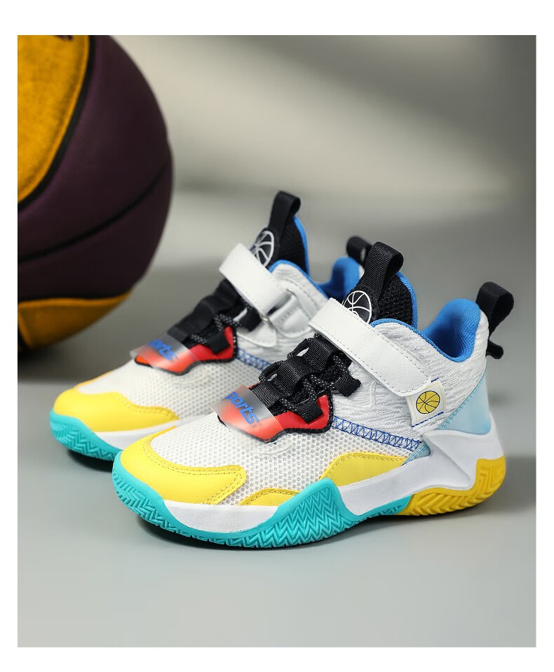 kt狂潮3篮球鞋男专业科技儿童运动鞋网面透气防滑缓震中大童男女孩护