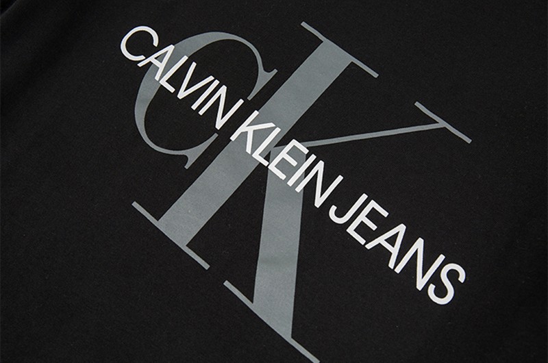 klein 卡尔文·克莱恩 ck男装经典棉质短袖圆领t恤男士上衣 字母logo