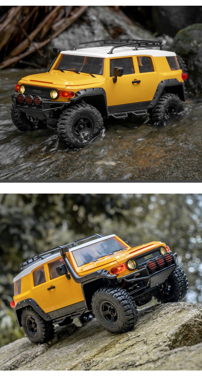 新款限时特价fms118酷路泽fj仿真模型车rc遥控车攀爬车越野车全比例