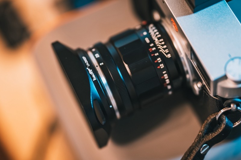 号歌福伦达apo50mmf2vm徕卡口镜头352apo镜头替代lh13遮光罩黑色单角