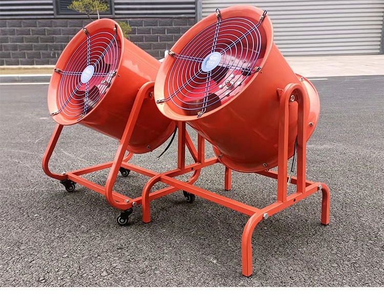 移动式岗位轴流风机工业厂房专用强力通风机换气排风扇不锈钢(聚力