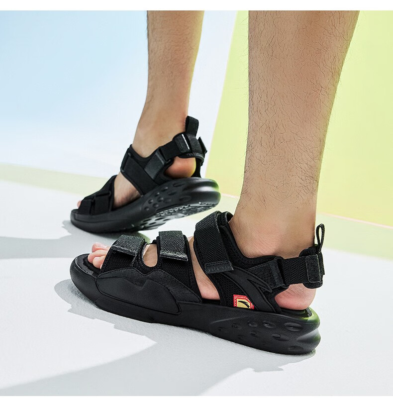 【霸道凉鞋】安踏运动凉鞋男鞋2022夏季新款外穿沙滩凉拖厚底软底时尚