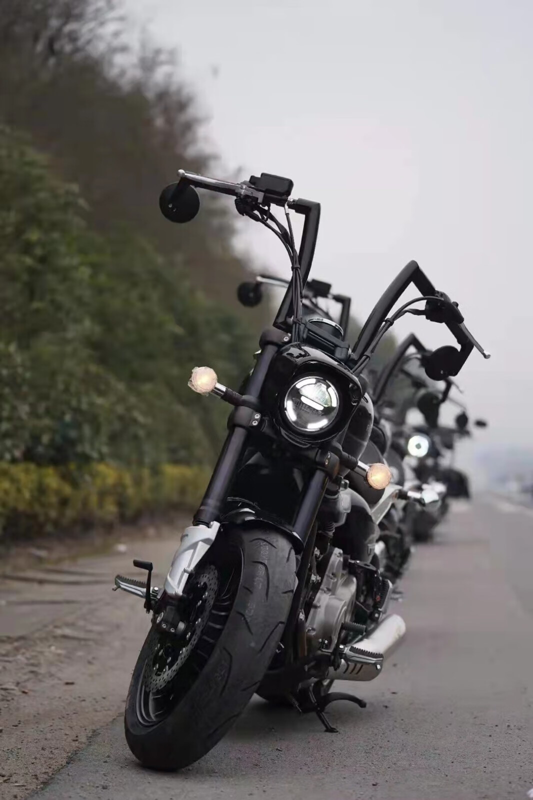 雷卡迪rx3雷克rx7复古摩托车重型巡航机车250cc650cc太子车国四电喷