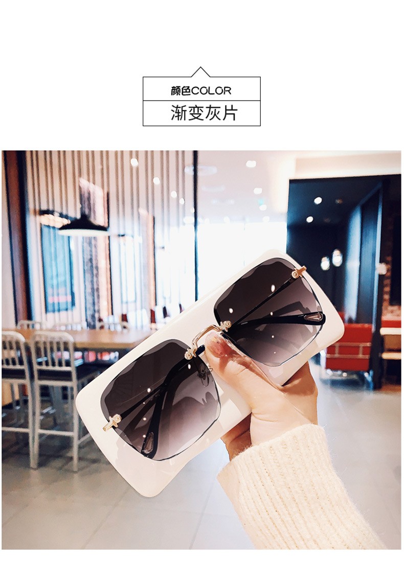 皓顿hautton太阳镜女男情侣款厚框墨镜驾驶眼镜防强光大框潮流时尚