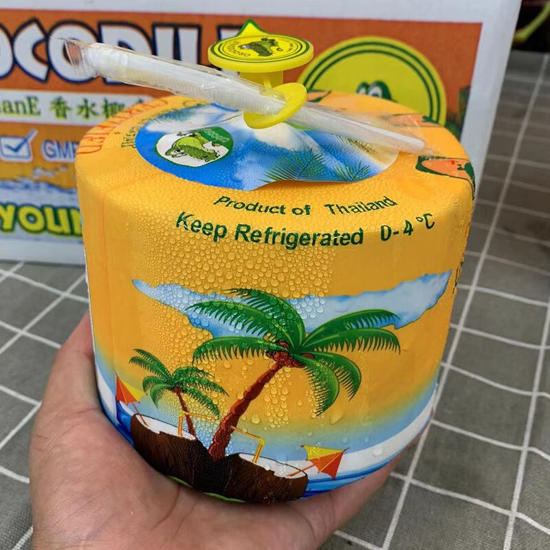 佳农 泰国进口易开宝coco椰子椰青 新鲜网红易拉罐香水椰青进口水果6