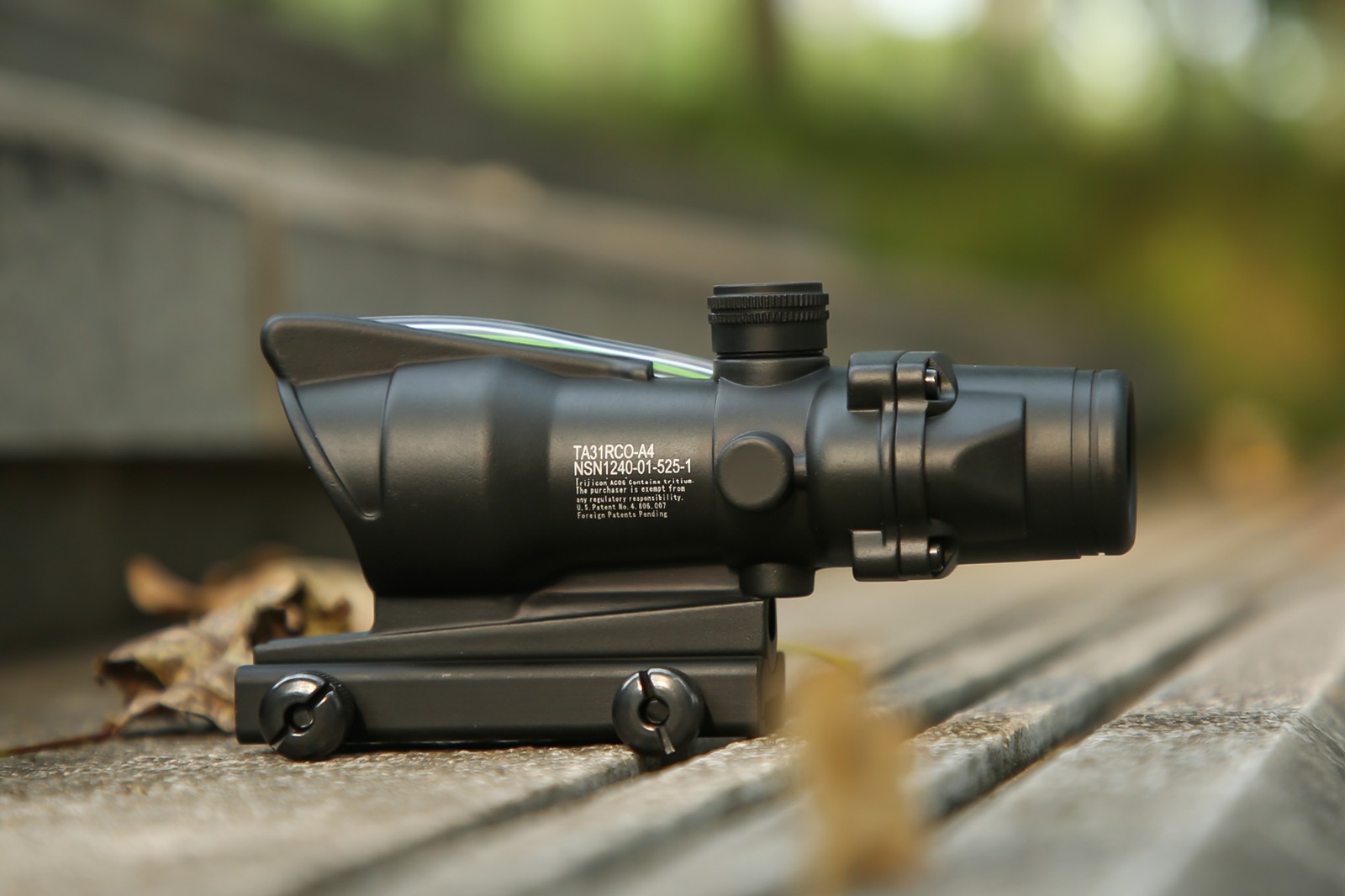 快速寻鸟镜acog丰字小海螺1倍真光纤海螺镜内红绿点全息瞄准器十字