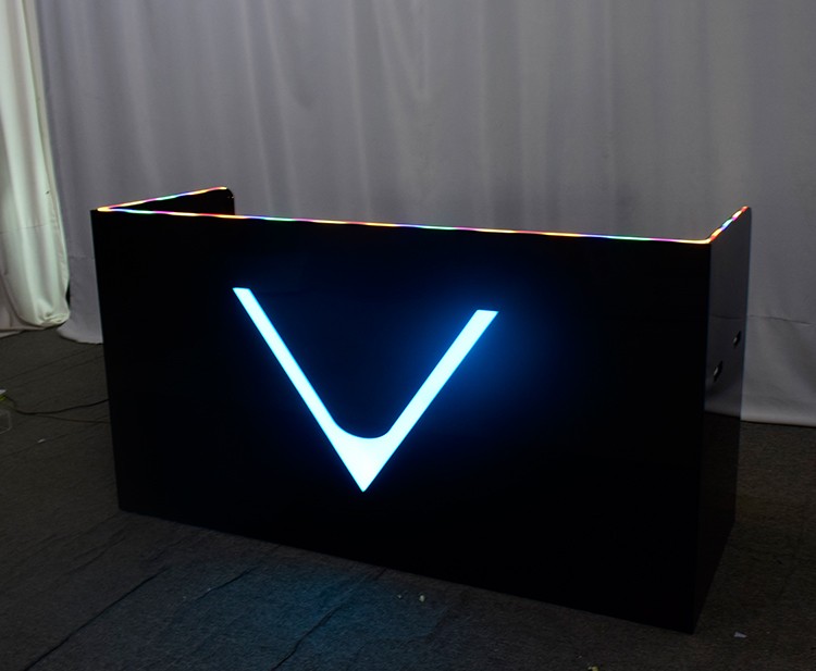 定制亚克力dj台酒吧打碟台发光dj台家用个性dj台ktv包厢打碟台 1.4米