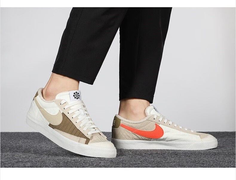 耐克blazer low开拓者男鞋2021冬季新款加绒保暖运动板鞋dd8026-100