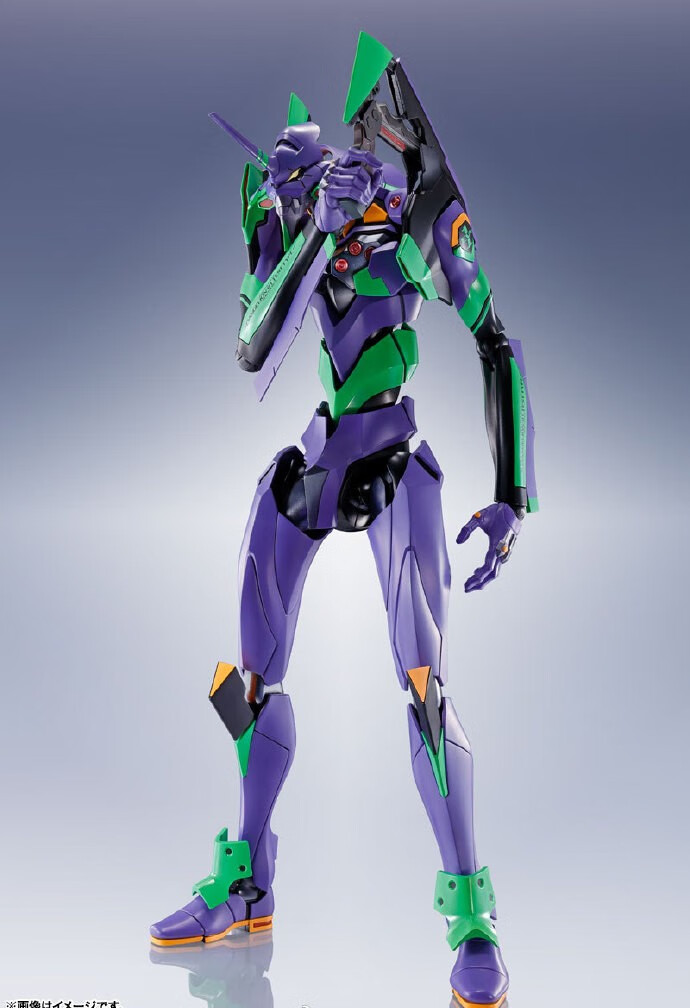 万代dynaction 新世纪福音战士eva合金成品模型玩具 40cm 初号机卡西