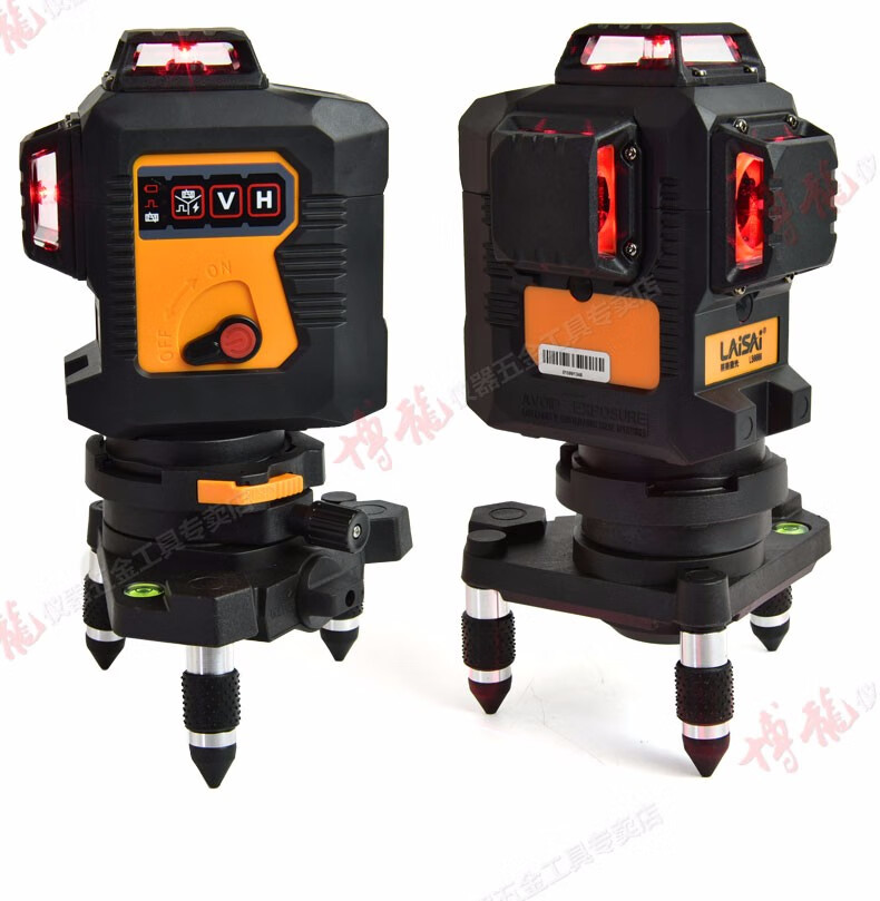 莱赛水平仪12线ls6666激光平水仪贴墙仪ld红光抹灰打点高精度线细