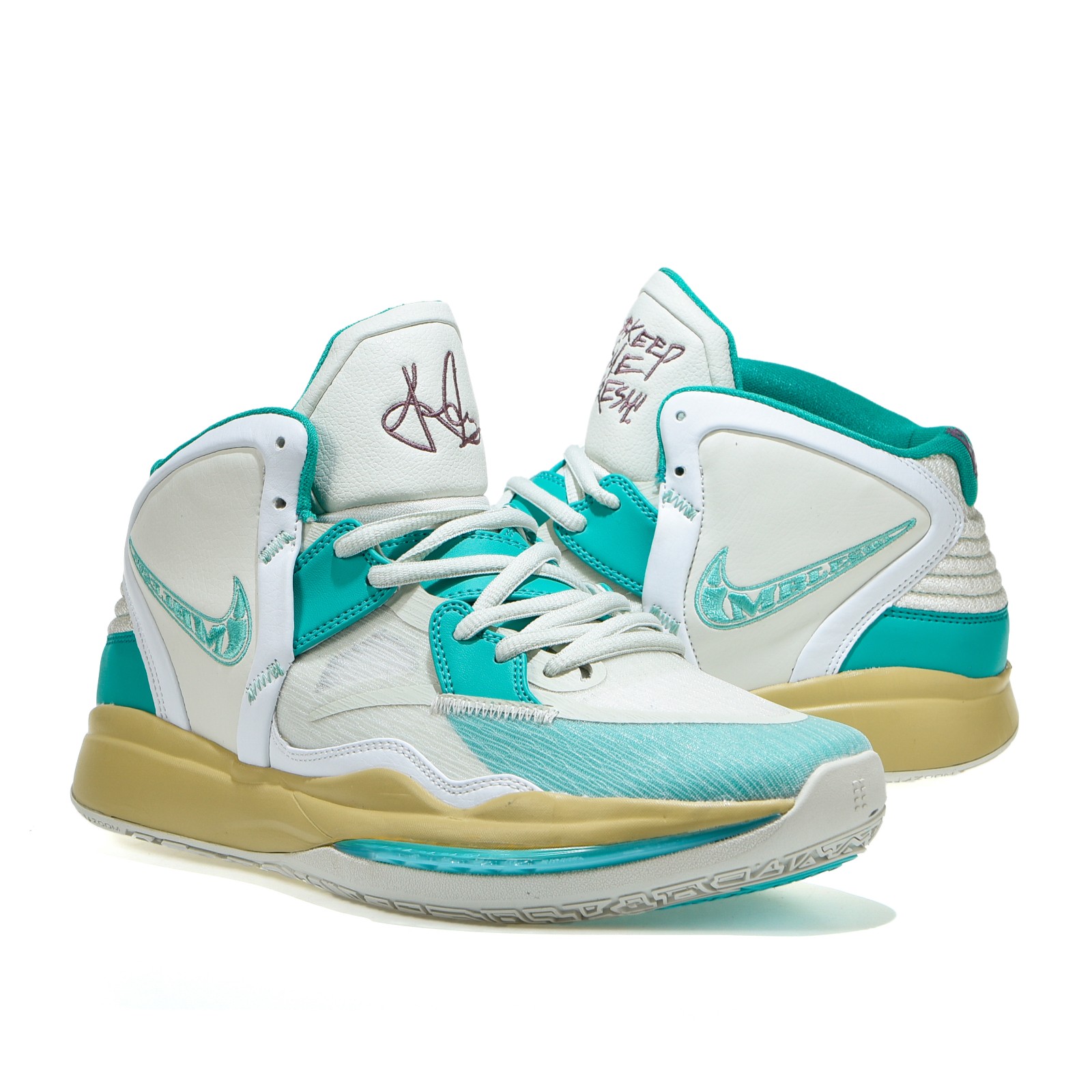 欧文8代篮球鞋男女kyrie8首发防滑耐磨实战靴学生气垫减震运动鞋 白