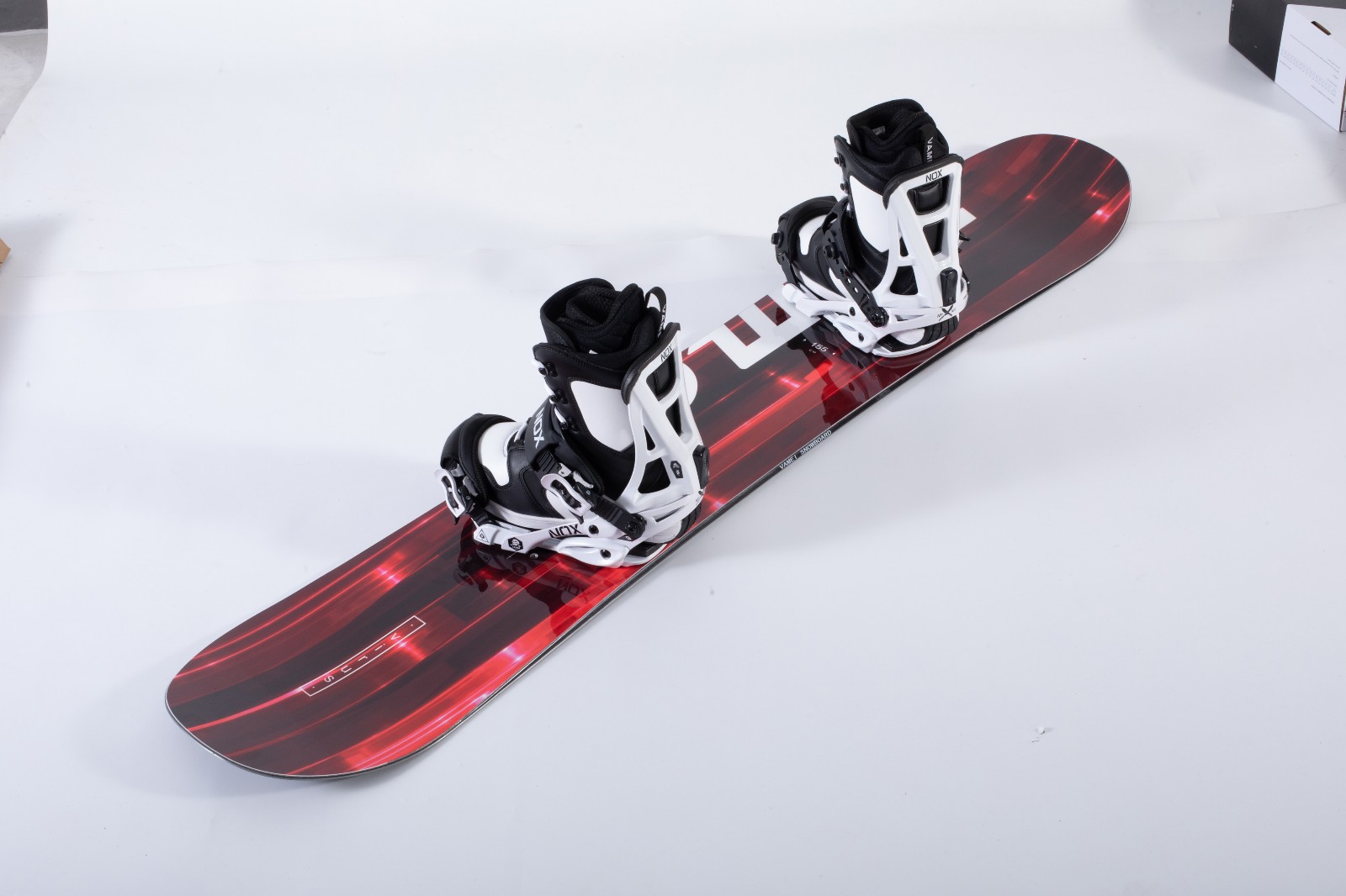 vamei滑雪板单板套装 单板固定器雪鞋全能板平花板 vm24 153【图片