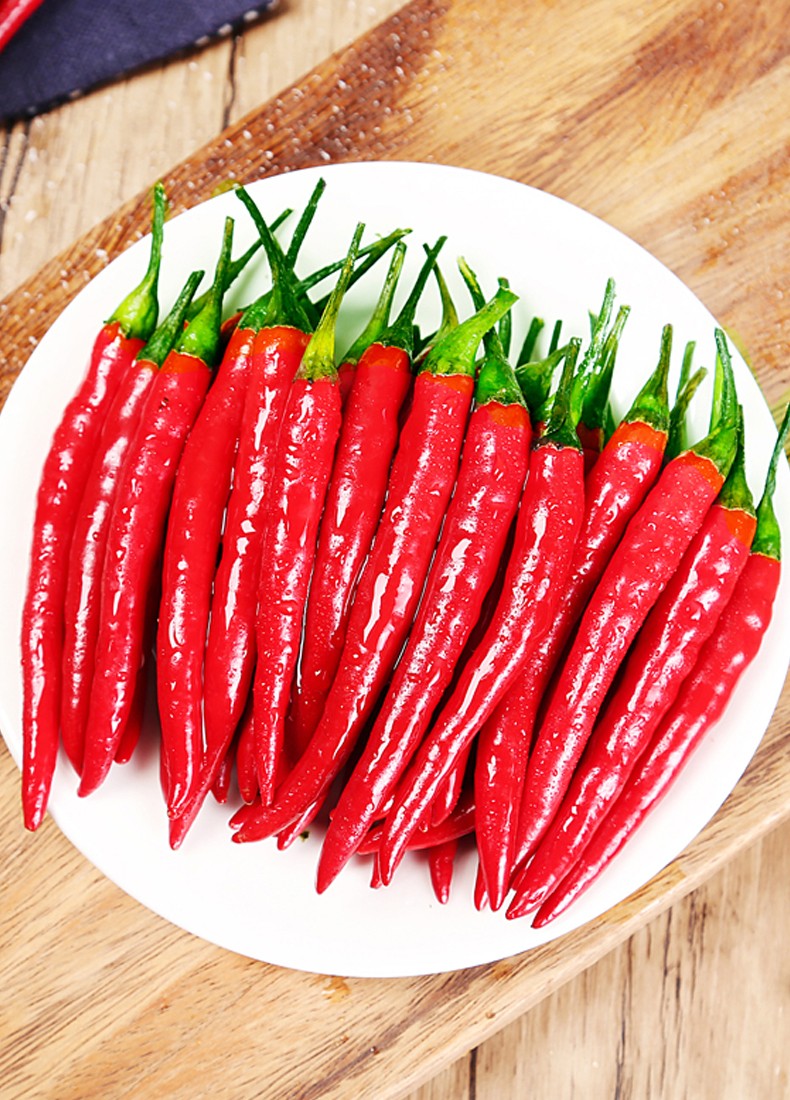 新鲜青红小米辣超辣青红辣椒朝天椒生鲜蔬菜青小米辣25kg