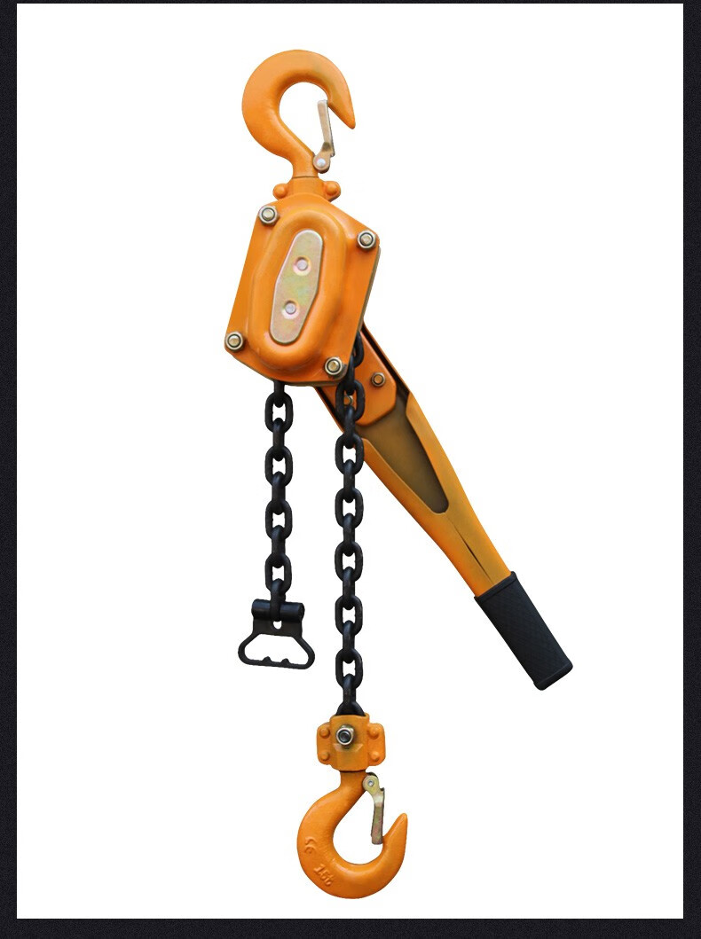 颉鹰手扳葫芦1吨2 t手动倒链手拉葫芦紧线器手摇链条起重吊葫芦 加强