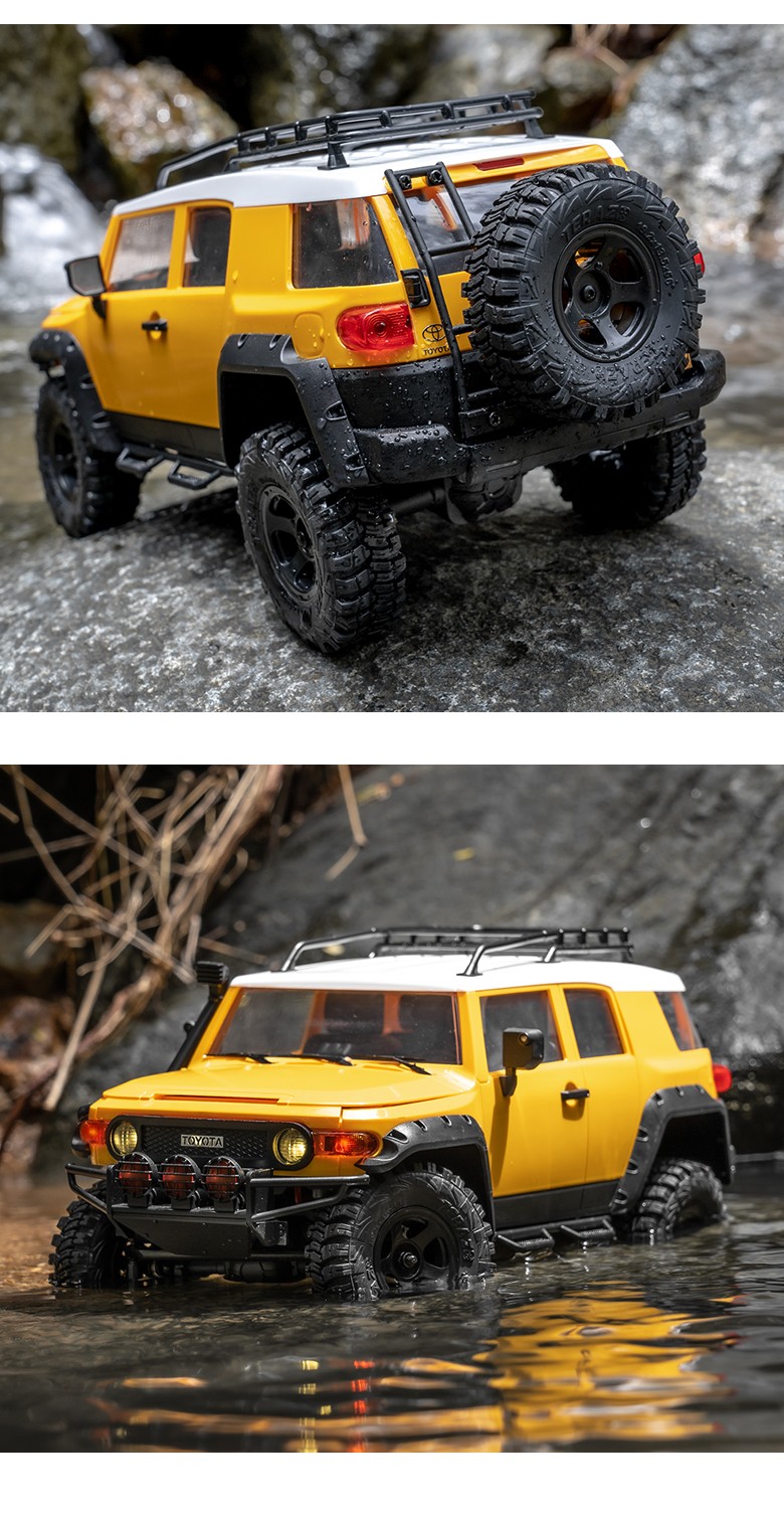 新款限时特价fms118酷路泽fj仿真模型车rc遥控车攀爬车越野车全比例