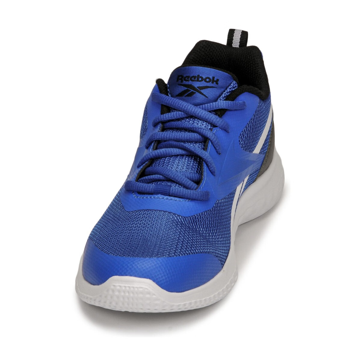 reebok锐步男童鞋运动鞋跑步鞋低帮系带透气球鞋单鞋蓝色2021春夏新款