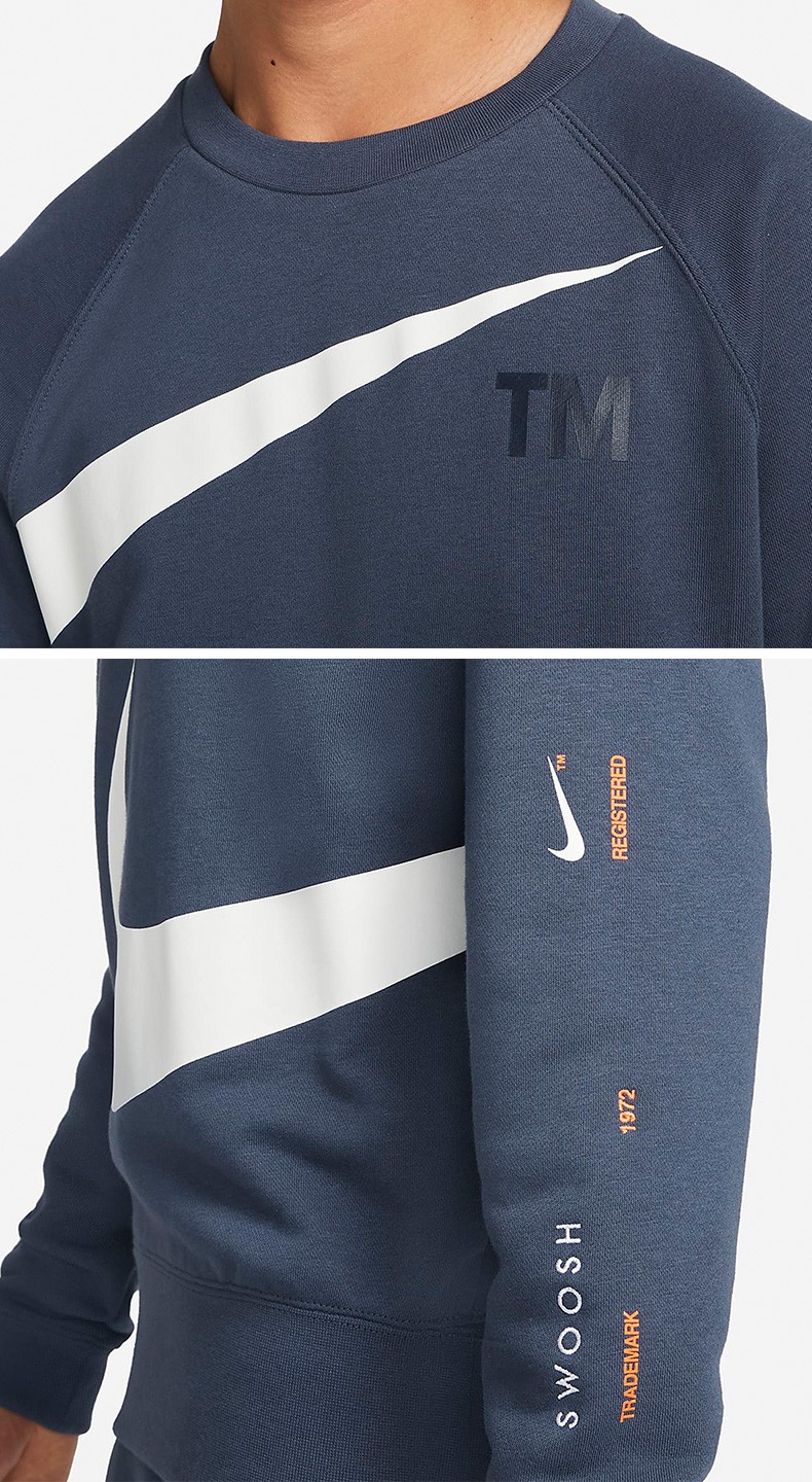 nike耐克卫衣男2021冬季新款swoosh针织运动服休闲长袖套头衫dd6097