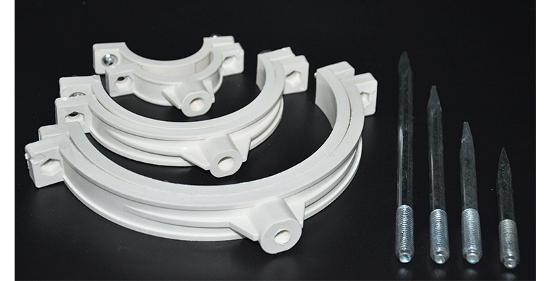 75 110 160管卡固定器管箍下水管固定卡子管夹 pvc管卡【10套】 40mm