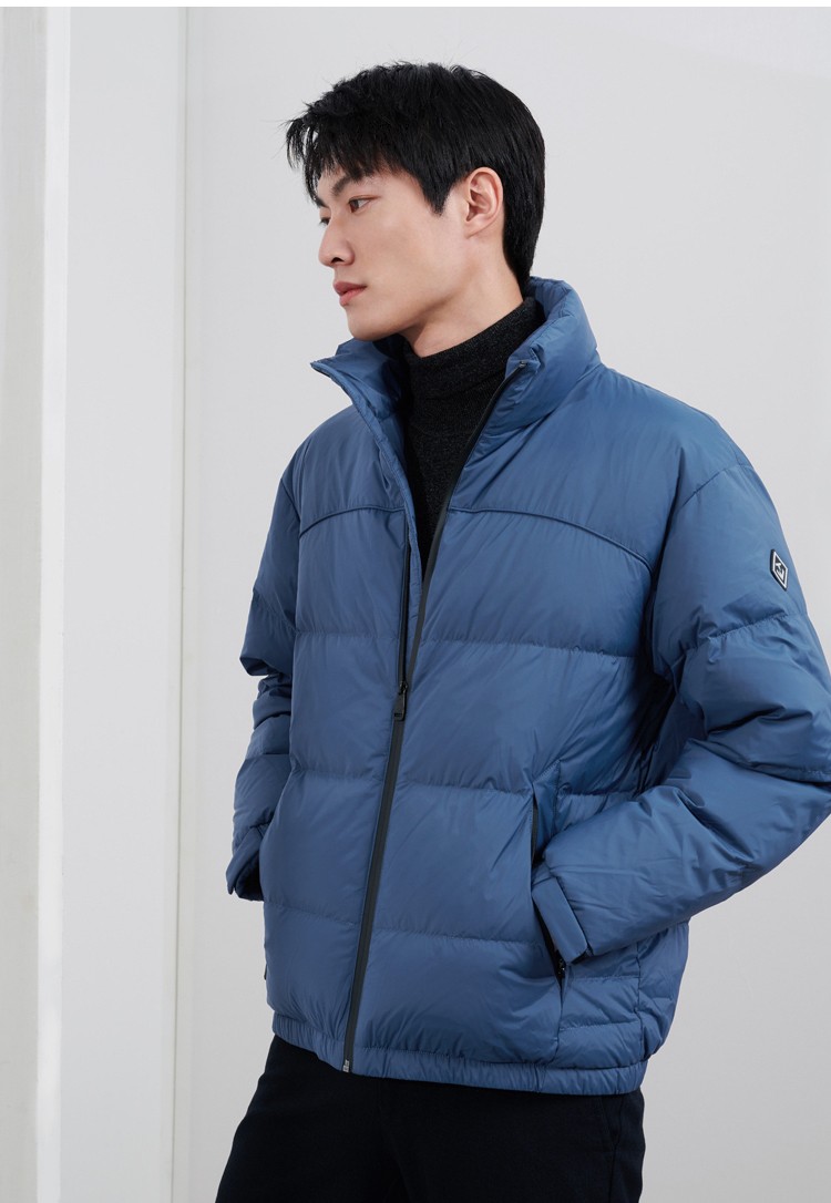 hla海澜之家羽绒服男温暖鹅绒羽绒服外套男秋冬新款时尚百搭舒适柔软