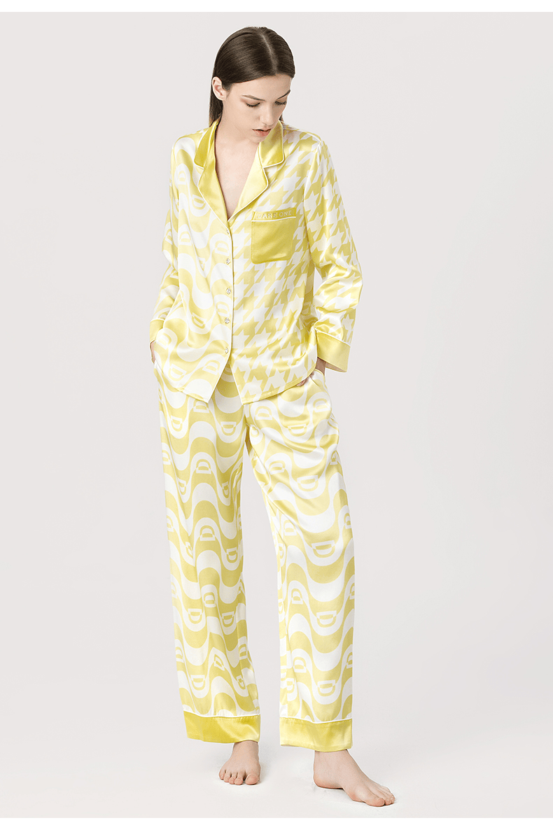 礼盒甄选dareone奢侈品女装reverse重磅真丝睡衣桑蚕丝家居服可外穿30