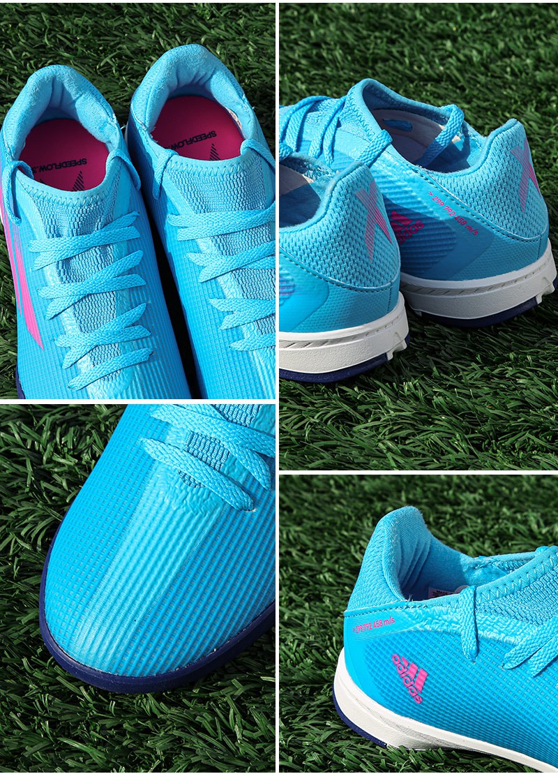 adidas阿迪达斯儿童足球鞋xspeedflow3tf碎钉人造草青少年比赛训练