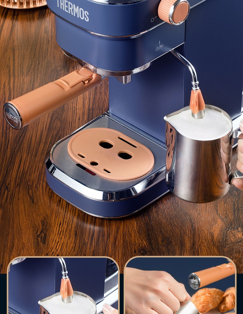 【膳魔师(thermos)eha-3211a】膳魔师(thermos)意式咖啡机半自动家用
