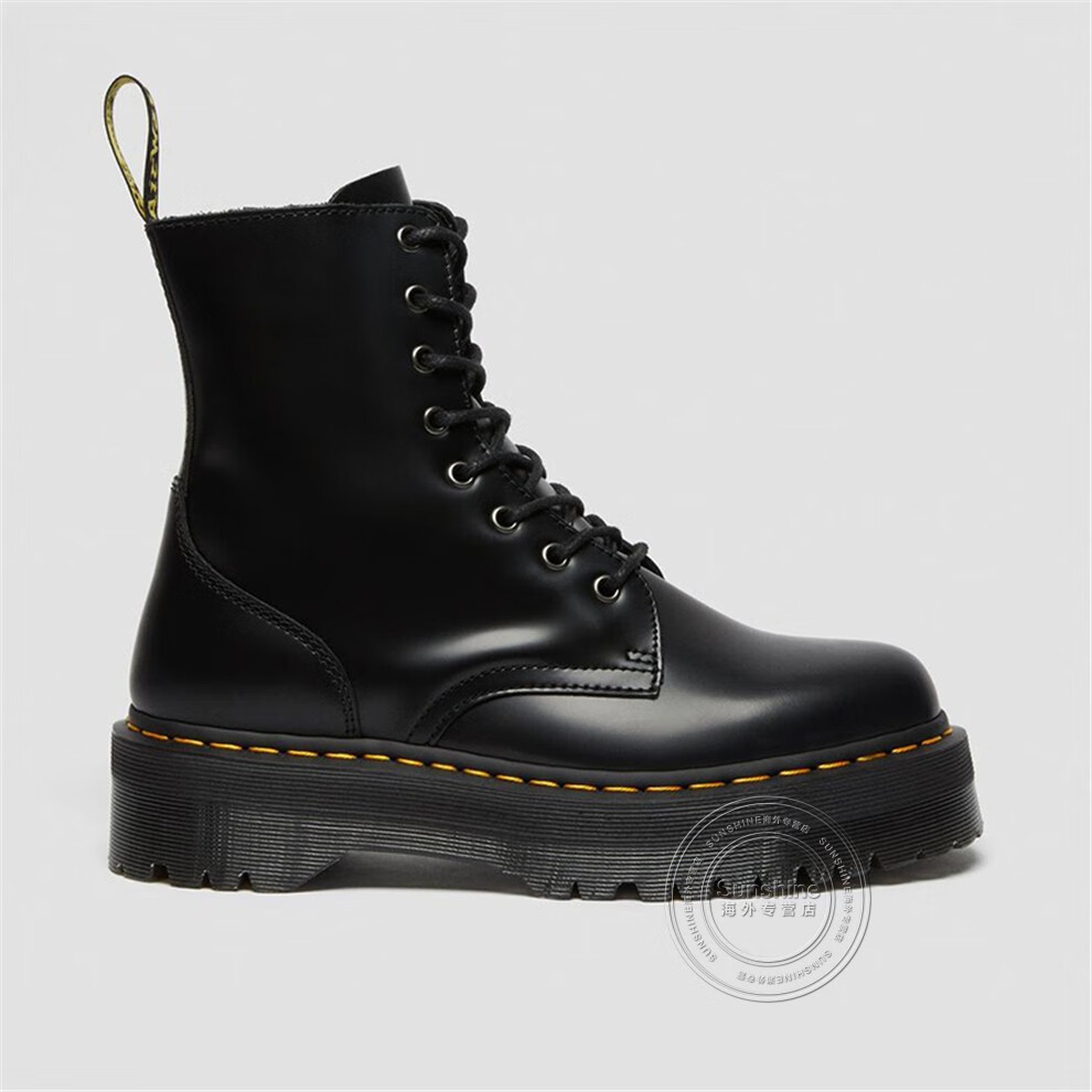 drmartens马汀博士男靴女靴jadon光面皮革马丁靴防水靴英伦风八孔情侣