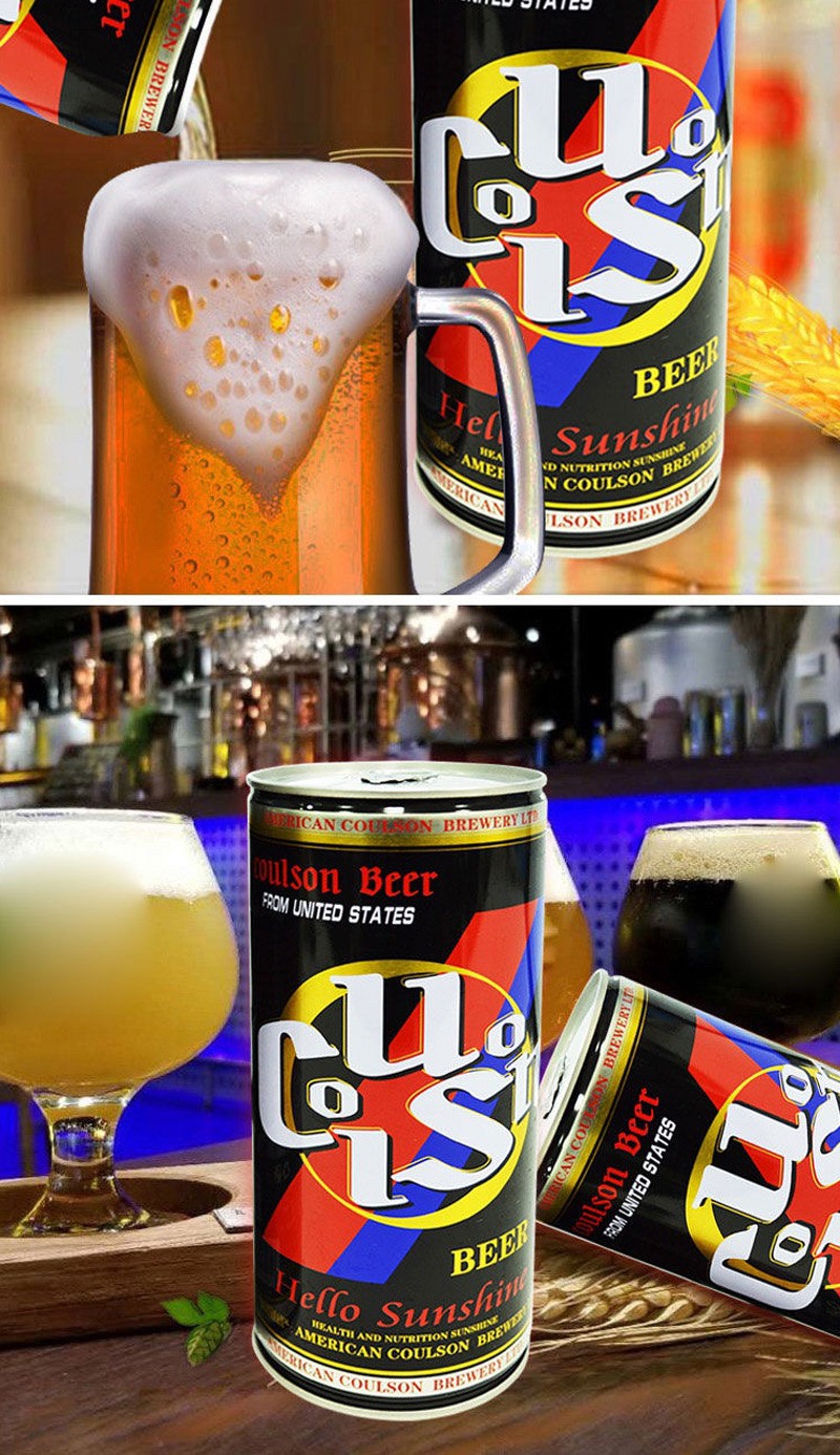 美国科尔森原浆精酿麦芽度12度950ml黑啤酒科尔森黑啤6瓶原箱