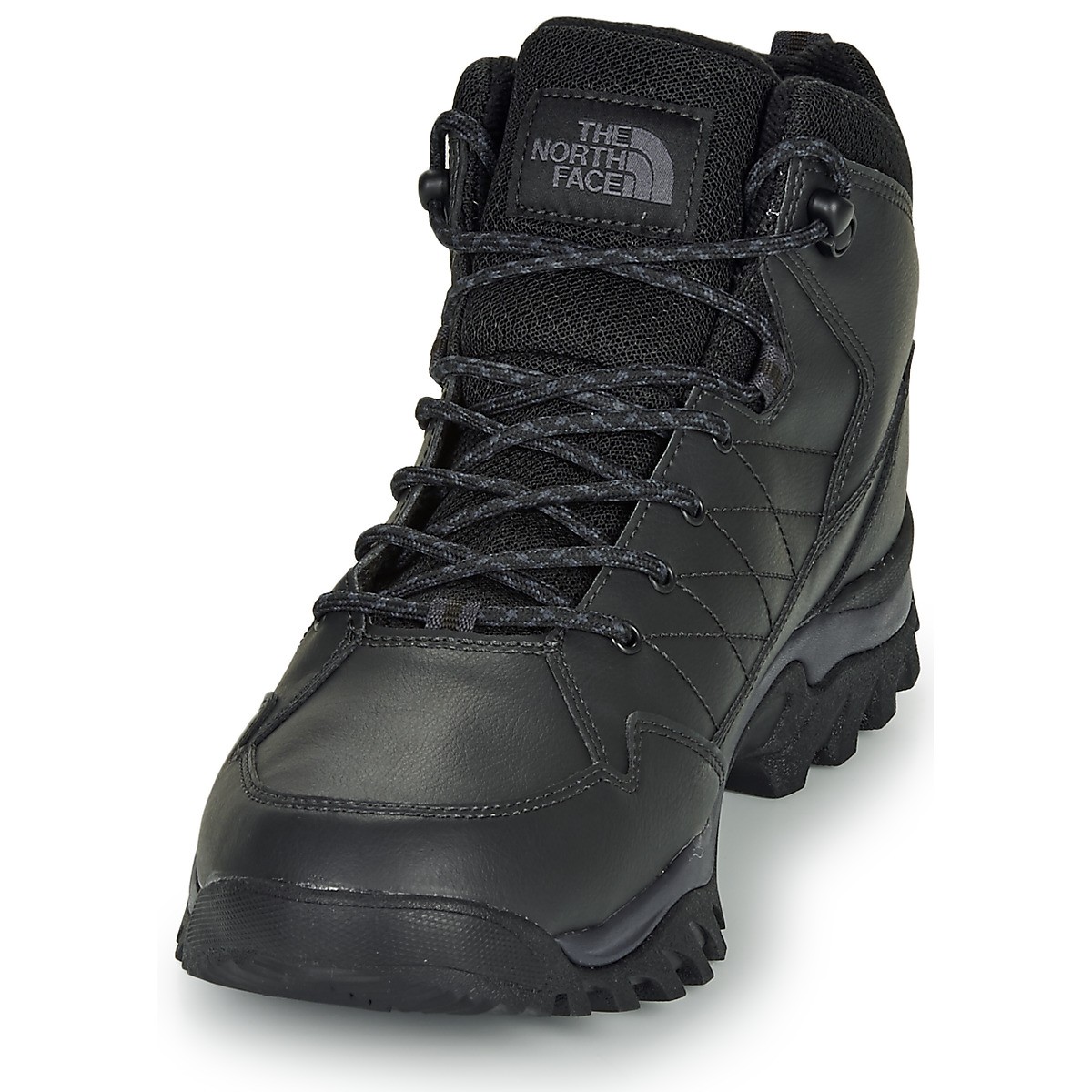 thenorthface北面男鞋登山鞋休闲防水防滑耐磨系带高帮鞋黑色nf0a3rrq