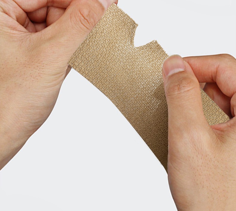 mueller慕乐自粘运动绷带运动训练固定加压伤口包扎纱布卷24358米黄色