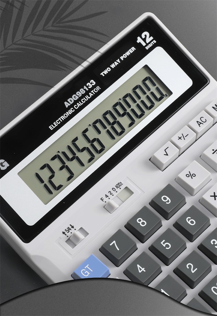 晨光(m&g) 财神语音计算器电脑按键桌面计算机迷你算数机卡片式算数器