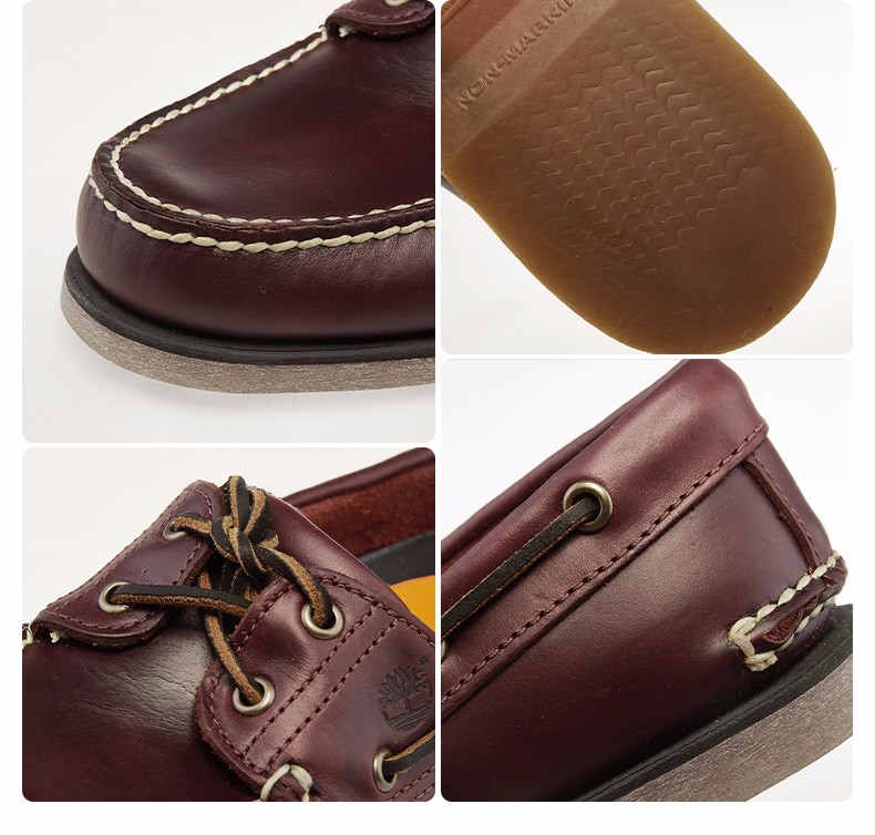 timberland添柏岚官方男鞋经典船鞋户外牛皮手工缝制轻便偏小25077250