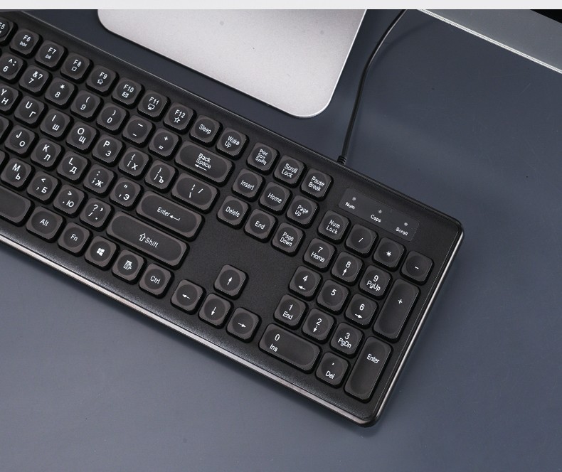 汉钦俄语键盘俄罗斯俄文键盘标准版电脑俄文练习打字键盘俄文俄语标准