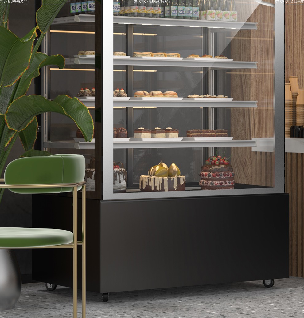 乐创(lecon) 商用异型定制蛋糕柜冷藏玻璃陈列柜水果保鲜熟食柜寿司