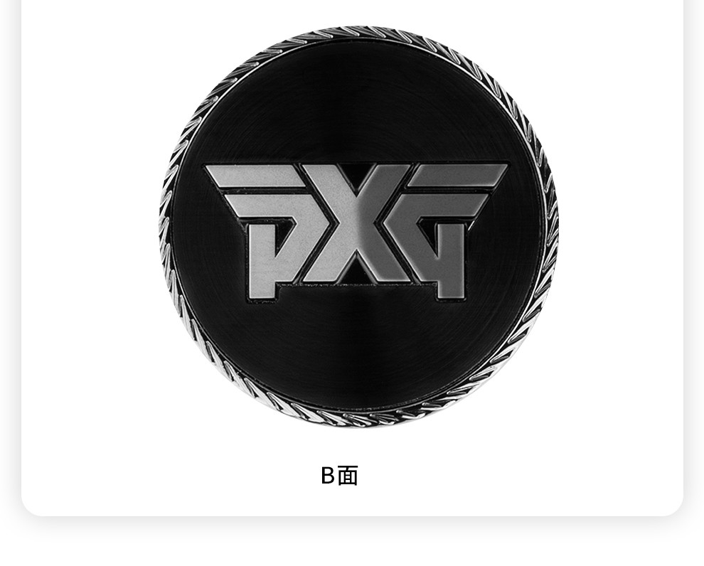pxg 高尔夫用品球标mark球位标 black jack ball marker