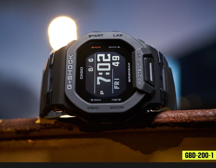 卡西欧(casio)手表男全国联保g-shock防震防水液晶显示蓝牙计步运动