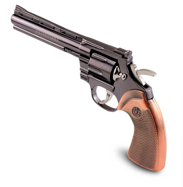 05蟒蛇357模型m500枪左轮毛瑟仿抛壳p2226真手抢玩具全金属合金枪 不