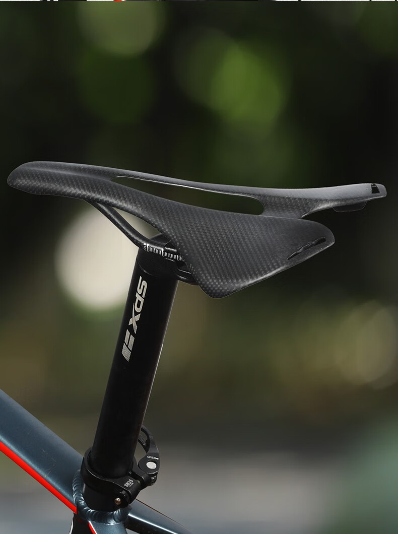 西骑者westbiking自行车坐垫t800全碳纤维坐垫超轻公路山地车座垫死飞