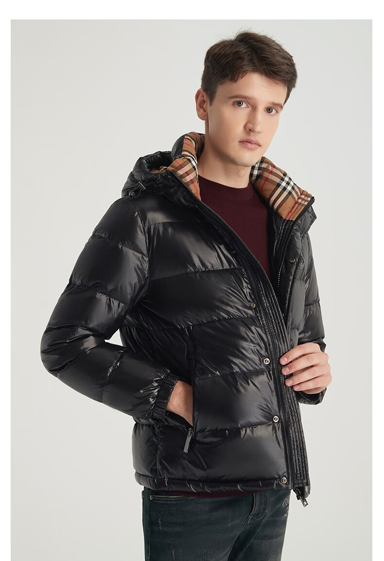 澳林丹顿orrdt连帽羽绒服奢侈品男装秋冬新款90白鸭绒时尚休闲厚款