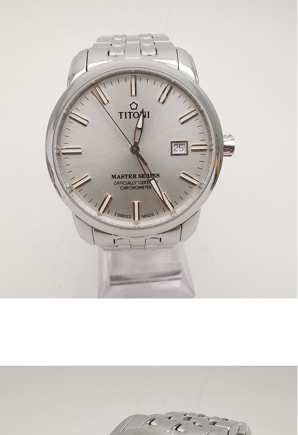 二手95新梅花男士大师系列83188s575r男士机械腕表天文台认证表径41mm