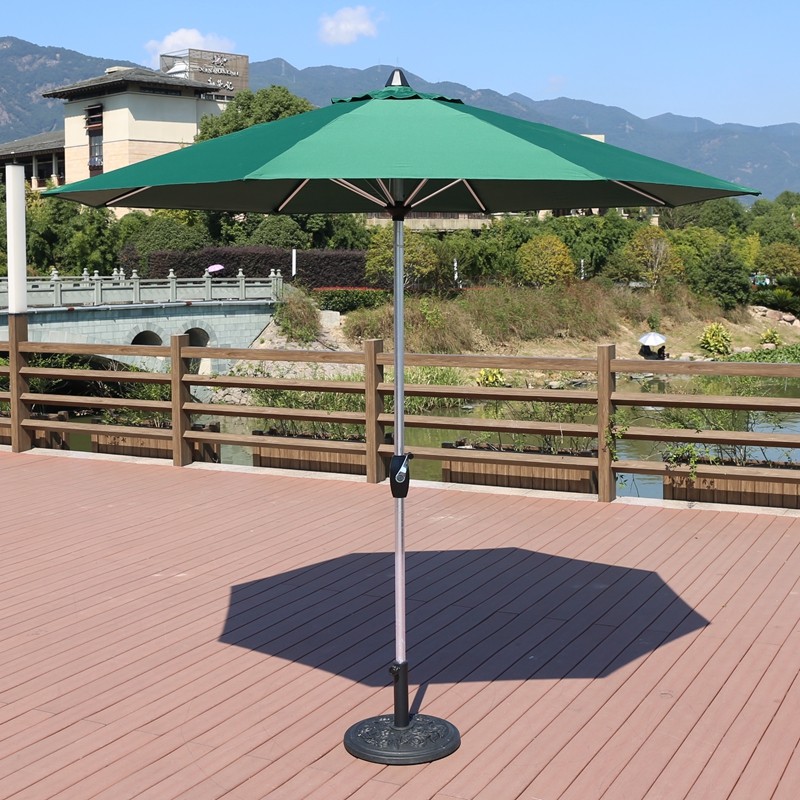 溢阳谷户外伞铁艺铝合金中柱伞直杆伞阳台休闲伞户外太阳伞广告伞遮阳