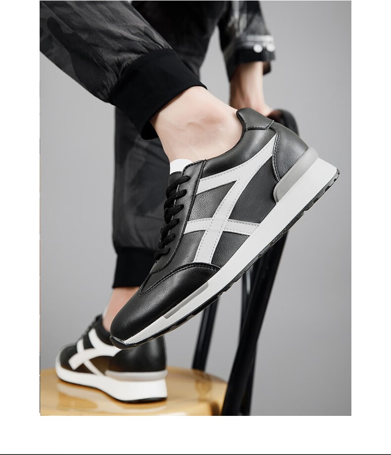 彼特男鞋增高鞋男夏季新款男士隐形内增高8cm6厘米休闲鞋子男时尚百搭