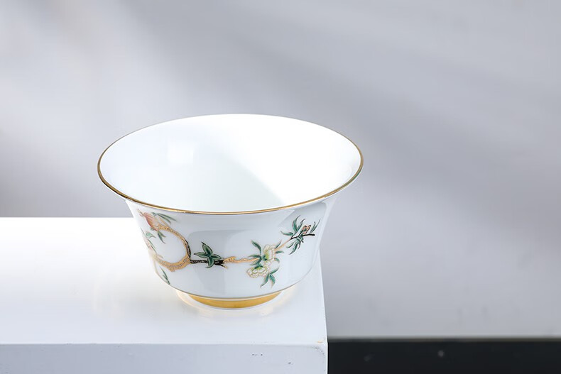 华祥苑国瓷永丰源茶具石榴家园8头16头夫人瓷茶器茶具组套送礼礼品